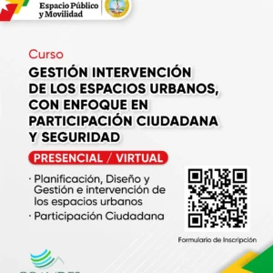 Curso en Gestión e intervención de los espacios urbanos, con enfoque en participación ciudadana y seguridad